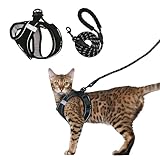 Hepper Cat Harness and Leash Escape Proof Set -...