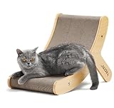 Hepper Hi-Lo Cardboard Cat Scratcher with Real...